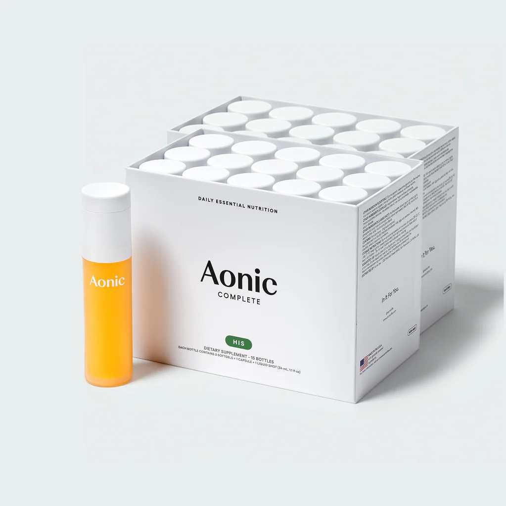 Aonic Complete HIS box and bottle
